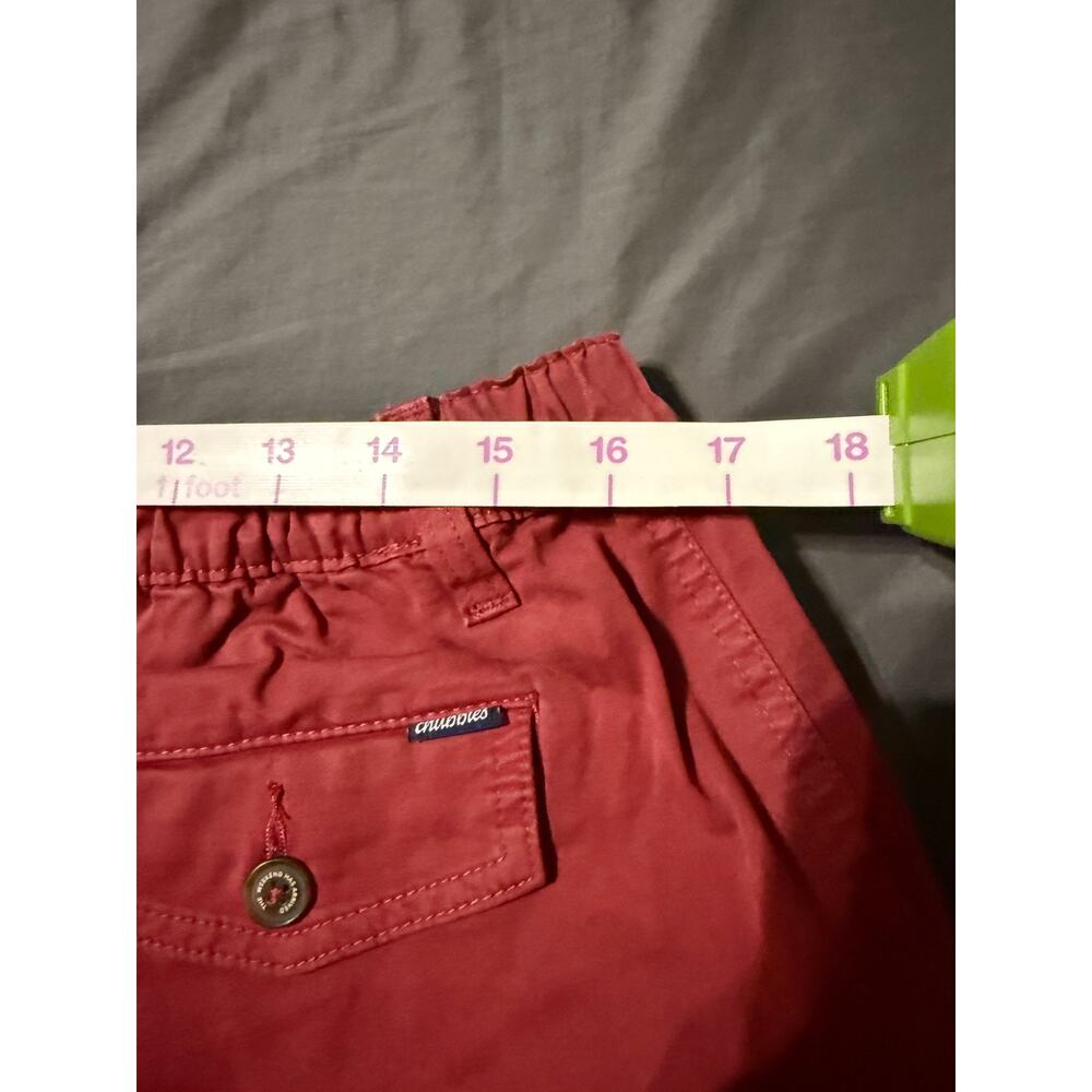 NWT Chubbies Stretch Twill Flat Front Pull On Elastic Shorts Red XL 5.5” Inseam - Picture 5 of 6